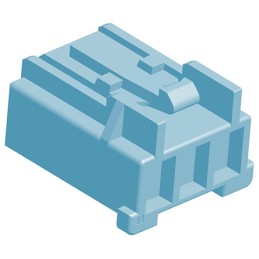 50 pcs - 3-1971793-2 TE Connectivity, Grace Inertia Male Connector Housing, 2.5mm Pitch, 3 Way, 1 Row