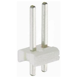 50 pcs - 640388-2 TE Connectivity MTA-156 Series Straight Through Hole Pin Header, 2 Contact(s), 3.96mm Pitch, 1 Row(s), Unshrou