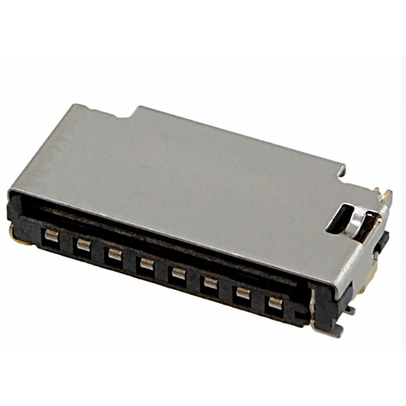 10 pcs - 475710001 Molex, 47571 8 Way Push/Pull Memory Card Connector With Solder Termination