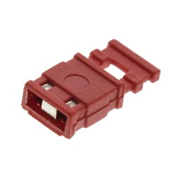 20 pcs - M7685-05 HARWIN Jumper Female Straight Red Closed Top, Handle Pull 2 Way 1 Row 2.54mm Pitch