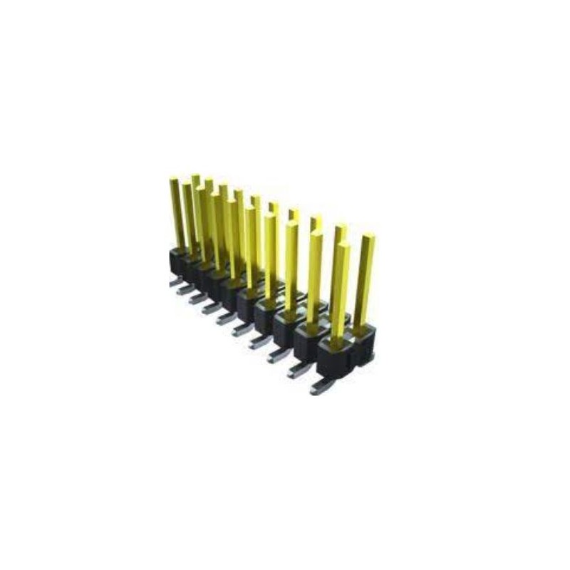 10 pcs - TSM-105-01-T-SV-P-TR-1 Samtec TSM Series Surface Mount Pin Header, 5 Contact(s), 2.54mm Pitch, 1 Row(s), Unshrouded