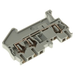 10 pcs - 3031241 Phoenix Contact ST 2.5-TWIN Series Grey Feed Through Terminal Block