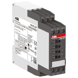 1 pcs - ABB Current Monitoring Relay, 1 Phase, DPDT, DIN Rail