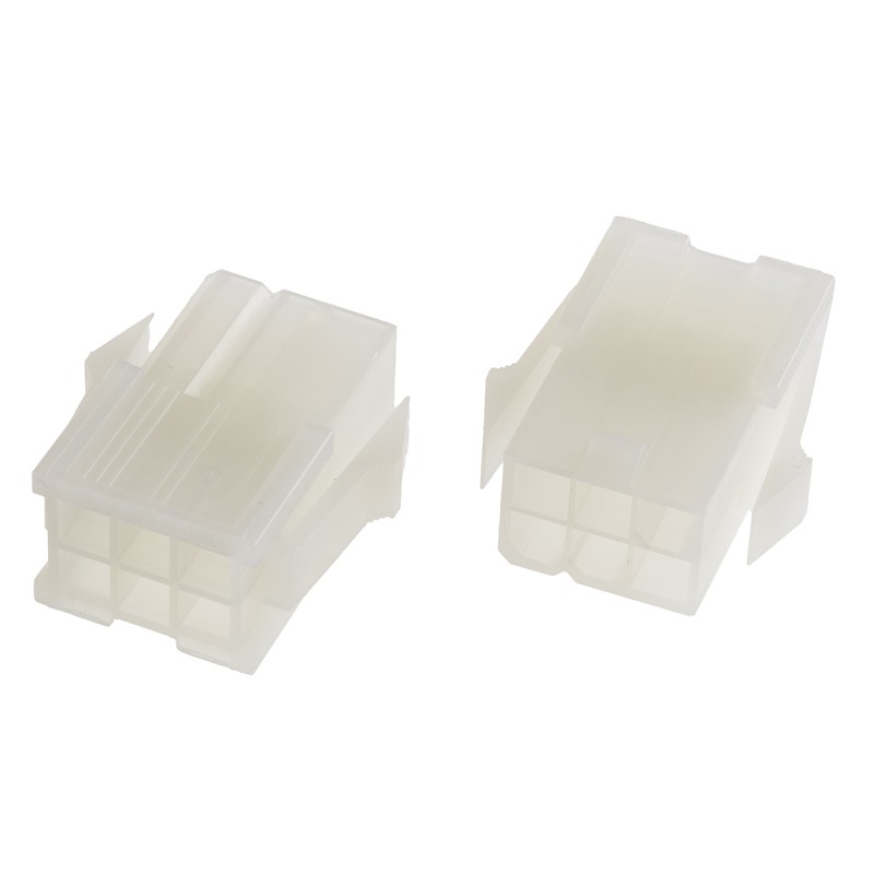 50 pcs - 794953-6 TE Connectivity, VAL-U-LOK Male Connector Housing, 4.2mm Pitch, 6 Way, 2 Row