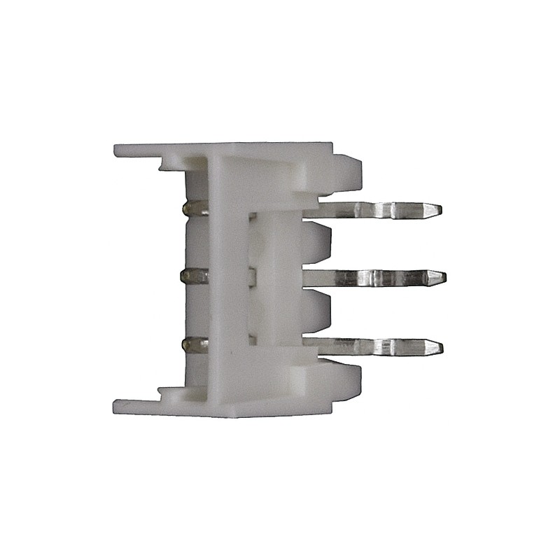 50 pcs - 53254-0370 Molex Micro-Latch Series Right Angle Through Hole PCB Header, 3 Contact(s), 2.0mm Pitch, 1 Row(s), Shrouded