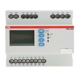 1 pcs - ABB Frequency, Voltage Monitoring Relay, 1, 3 Phase, SPDT, DIN Rail