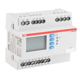 1 pcs - ABB Frequency, Voltage Monitoring Relay, 1, 3 Phase, SPDT, DIN Rail