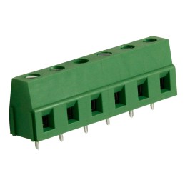20 pcs - RS PRO PCB Terminal Block, 6-Contact, 7.5mm Pitch, Through Hole Mount, 1-Row, Screw Termination