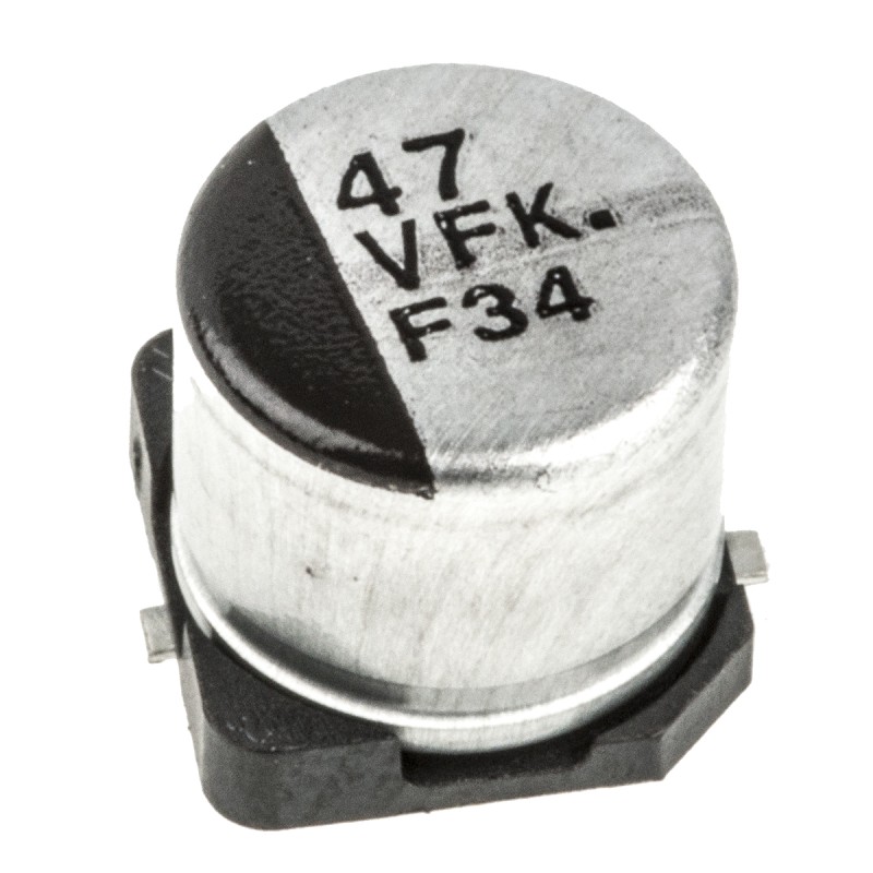 20 pcs - EEEFK1V470P Panasonic 47μF Aluminium Electrolytic Capacitor 35V dc, Surface Mount - EEEFK1V470P