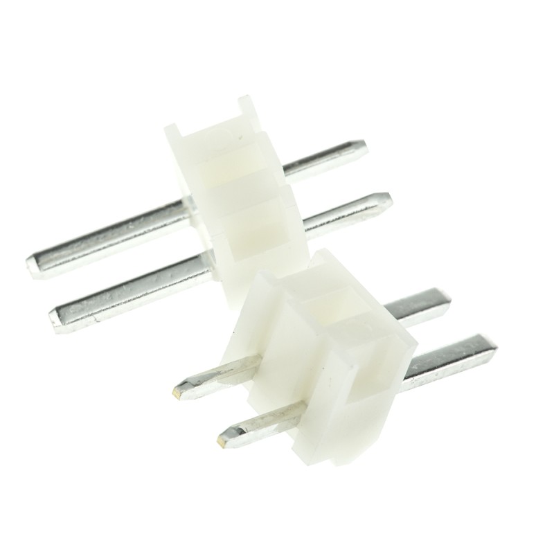 50 pcs - B2P-SHF-1AA(LF)(SN) JST NH Series Straight Through Hole Pin Header, 2 Contact(s), 2.5mm Pitch, 1 Row(s), Unshrouded
