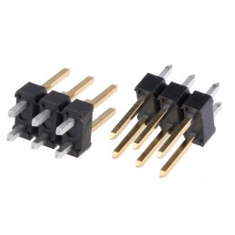 20 pcs - 77313-101-06LF Amphenol Communications Solutions BergStik Series Straight Through Hole Pin Header, 6 Contact(s), 2.54mm