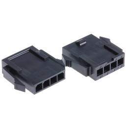 20 pcs - 43640-0400 Molex, 43640 Male Connector Housing, 3mm Pitch, 4 Way, 1 Row
