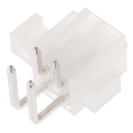 10 pcs - 39-29-1048 Molex Mini-Fit Jr. Series Right Angle Through Hole PCB Header, 4 Contact(s), 4.2mm Pitch, 2 Row(s), Shrouded