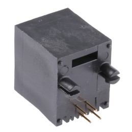 10 pcs - MHRJJ64NFV MH Connectors MH Modular Series Female RJ12 Connector, Through Hole, UTP Shield