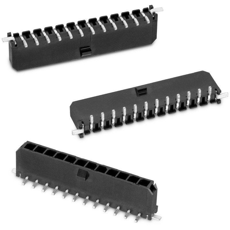 10 pcs - 662302131822 Wurth Elektronik WR-MPC3 Series Straight Surface Mount PCB Header, 2 Contact(s), 3.0mm Pitch, 1 Row(s), Sh