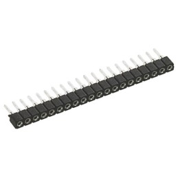 20 pcs - 831-87-003-10-001101 3 Way Preci-Dip Straight Through Hole 2mm SIL Socket, Solder, 3A 100 V ac, 150 V dc
