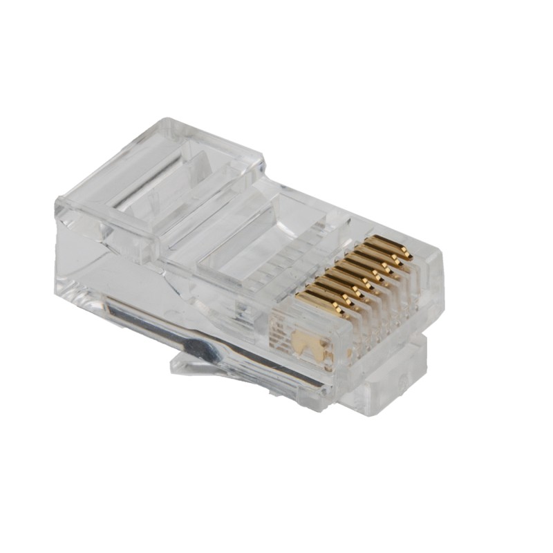 20 pcs - MHRJ458P8CR MH Connectors MHRJ Series Male RJ45 Connector, Cable Mount, Cat5e, UTP Shield