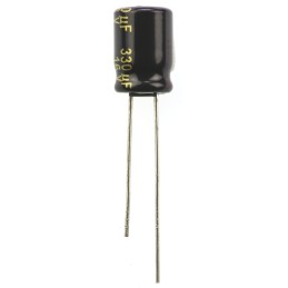 20 pcs - EEUFM1C331 Panasonic 330μF Aluminium Electrolytic Capacitor 16V dc, Radial, Through Hole - EEUFM1C331