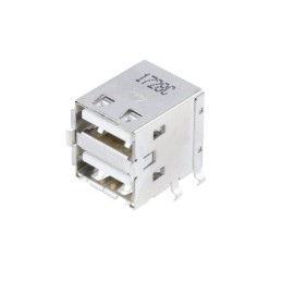 10 pcs - 67298-4090 Molex Right Angle, Through Hole, Socket Type A 2.0 USB Connector