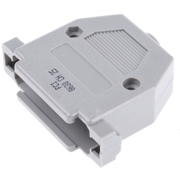 10 pcs - 8630CH25UNCLF Amphenol FCI 8630CH Series Thermoplastic D Sub Backshell, 25 Way