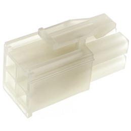 20 pcs - 172338-1 TE Connectivity, Mini-Universal MATE-N-LOK Male Connector Housing, 4.14mm Pitch, 4 Way, 2 Row