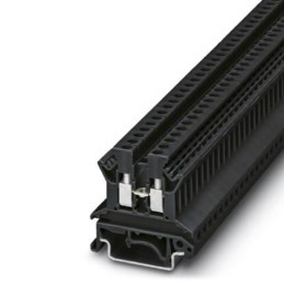 10 pcs - 719100 Phoenix Contact UK 2.5 N BK Series Black Feed Through Terminal Block, 2.5mm², Single-Level, Screw Termination
