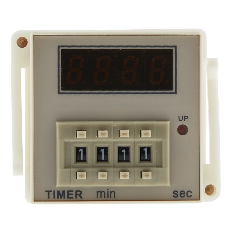 1 pcs - RS PRO Plug In Timer Relay, 100 - 240V ac, 1-Contact, 99 min 59s, 1-Function, SPDT