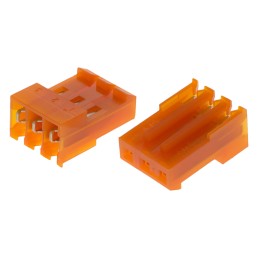 20 pcs - 3-640426-3 TE Connectivity MTA-156 Series 3.96mm Pitch Right Angle Cable Mount IDC Connector, Socket, 3 Way, 1 Row