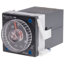 1 pcs - Schneider Electric Harmony Time Series Panel Mount Timer Relay, 24 - 240V ac/dc, 2-Contact, 0.02 s -