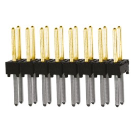 10 pcs - TSW-108-08-L-D Samtec TSW Series Straight Through Hole Pin Header, 16 Contact(s), 2.54mm Pitch, 2 Row(s), Unshrouded