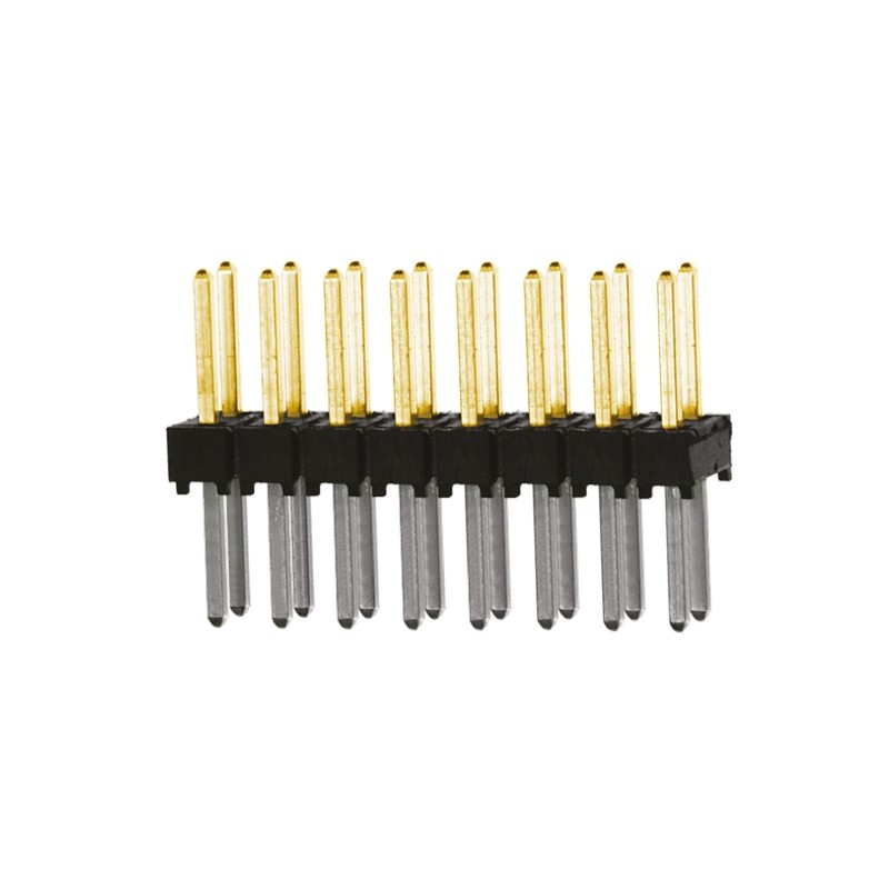 10 pcs - TSW-108-08-L-D Samtec TSW Series Straight Through Hole Pin Header, 16 Contact(s), 2.54mm Pitch, 2 Row(s), Unshrouded