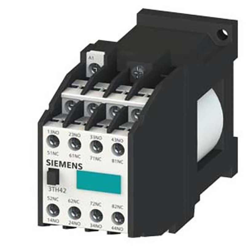 1 pcs - Siemens Contactor Relay, 24 V dc Coil, 10 A, 6NO + 2NC