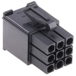 10 pcs - 1-172169-9 TE Connectivity, Mini-Universal MATE-N-LOK Male Connector Housing, 4.2mm Pitch, 9 Way, 3 Row