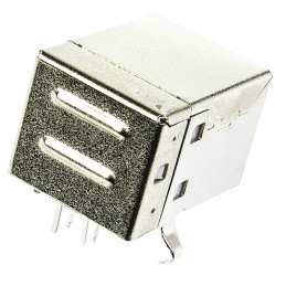 10 pcs - 61400416121 Wurth Elektronik Right Angle, PCB Mount, Socket Type B USB Connector