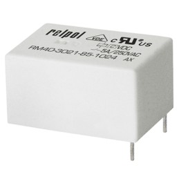 1 pcs - Relpol PCB Mount Power Relay, 12V dc Coil, 5A Switching Current, SPDT