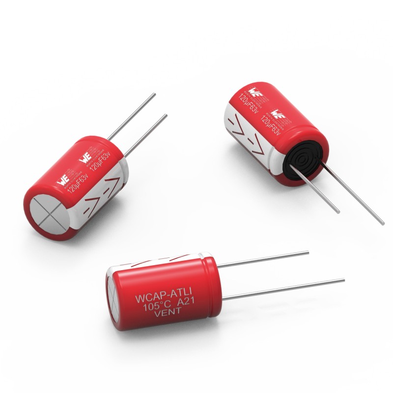 50 pcs - 860080872002 Wurth Elektronik 4.7μF Aluminium Electrolytic Aluminium Electrolytic Capacitor 100V dc - 860080872002