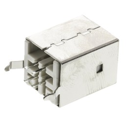 10 pcs - 61400413321 Wurth Elektronik Straight, PCB Mount, Socket Type B USB Connector