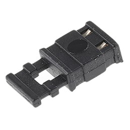 20 pcs - M7686-05 HARWIN Jumper Female Straight Black Closed Top, Handle Pull 2 Way 1 Row 2.54mm Pitch