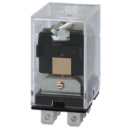 1 pcs - Omron Plug In Power Relay, 24V ac Coil, 15A Switching Current, SPDT