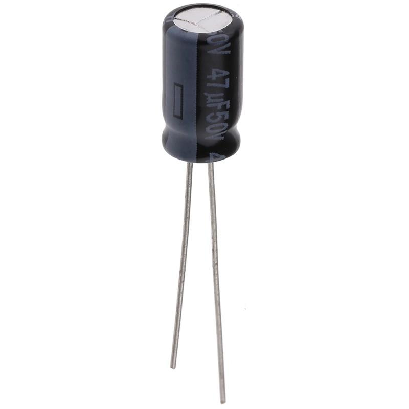 50 pcs - EEUFR1H470 Panasonic 47μF Aluminium Electrolytic Capacitor 50V dc, Radial, Through Hole - EEUFR1H470