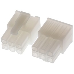 50 pcs - 794954-6 TE Connectivity, VAL-U-LOK Female Connector Housing, 4.2mm Pitch, 6 Way, 2 Row