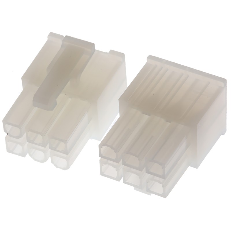 50 pcs - 794954-6 TE Connectivity, VAL-U-LOK Female Connector Housing, 4.2mm Pitch, 6 Way, 2 Row
