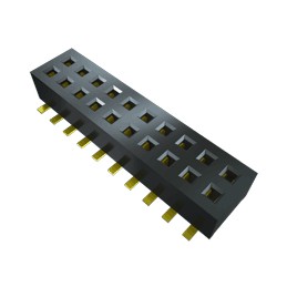 10 pcs - CLP-103-02-F-D Samtec CLP Series Straight Surface Mount PCB Socket, 6-Contact, 2-Row, 1.27mm Pitch, Solder Termination