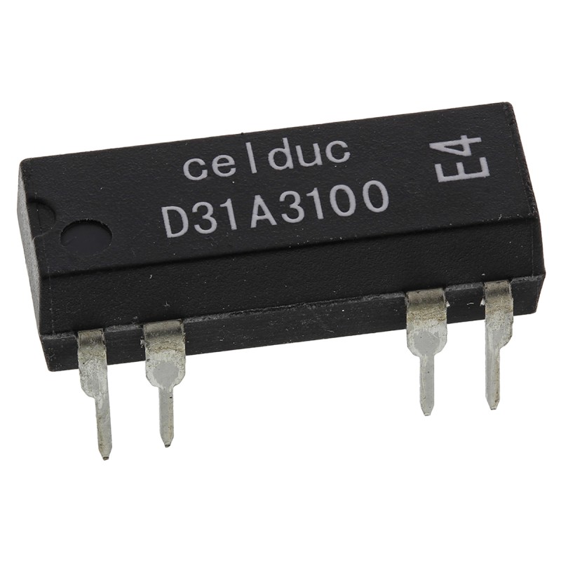 1 pcs - Celduc PCB Mount Reed Relay, 5V dc Coil, SPST, 100V dc Max, 500Ω