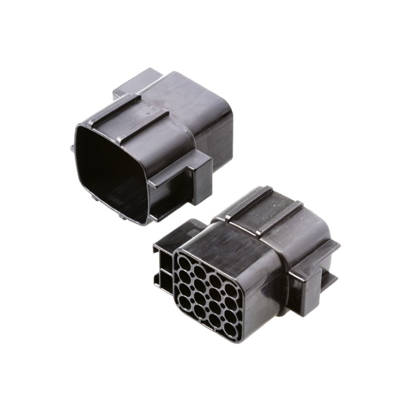 10 pcs - 368050-1 TE Connectivity, EconoSeal J Mark II Automotive Connector Plug 16 Way