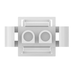 20 pcs - 770017-1 TE Connectivity, Universal MATE-N-LOK II Male Connector Housing, 6.35mm Pitch, 2 Way, 1 Row