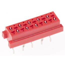 10 pcs - 8-215079-0 TE Connectivity Micro-MaTch Series Straight Through Hole Mount PCB Socket, 10-Contact, 2-Row, 2.54mm Pitch, 