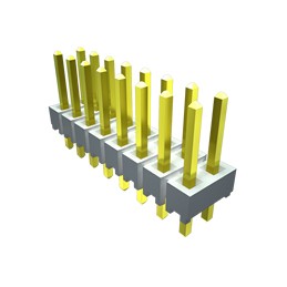 10 pcs - HTSW-105-07-G-D Samtec HTSW Series Straight Through Hole Pin Header, 10 Contact(s), 2.54mm Pitch, 2 Row(s), Unshrouded