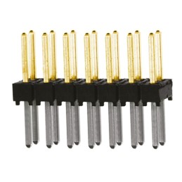 10 pcs - TSW-107-08-L-D Samtec TSW Series Straight Through Hole Pin Header, 14 Contact(s), 2.54mm Pitch, 2 Row(s), Unshrouded