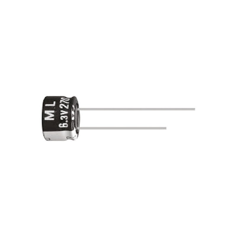 50 pcs - 16ML22MEFC4X7 Rubycon 22μF Aluminium Electrolytic Capacitor 16V dc, Radial, Through Hole - 16ML22MEFC4X7